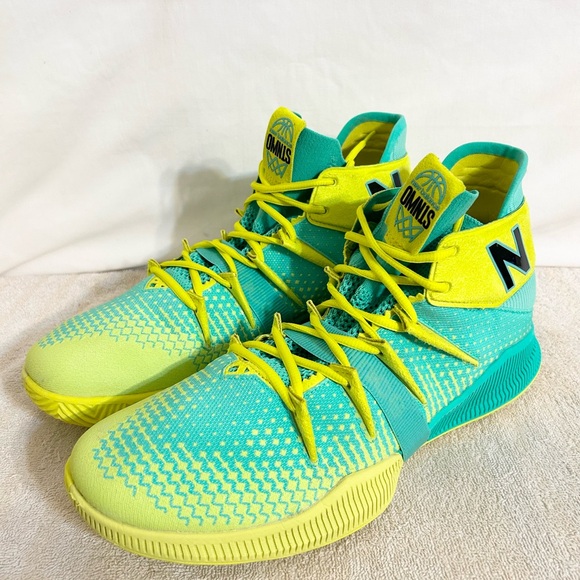 New Balance OMN1S Neon Green Kawhi Leonard size 12.5 MEN’S BASKETBALL SHOES - Picture 3 of 9
